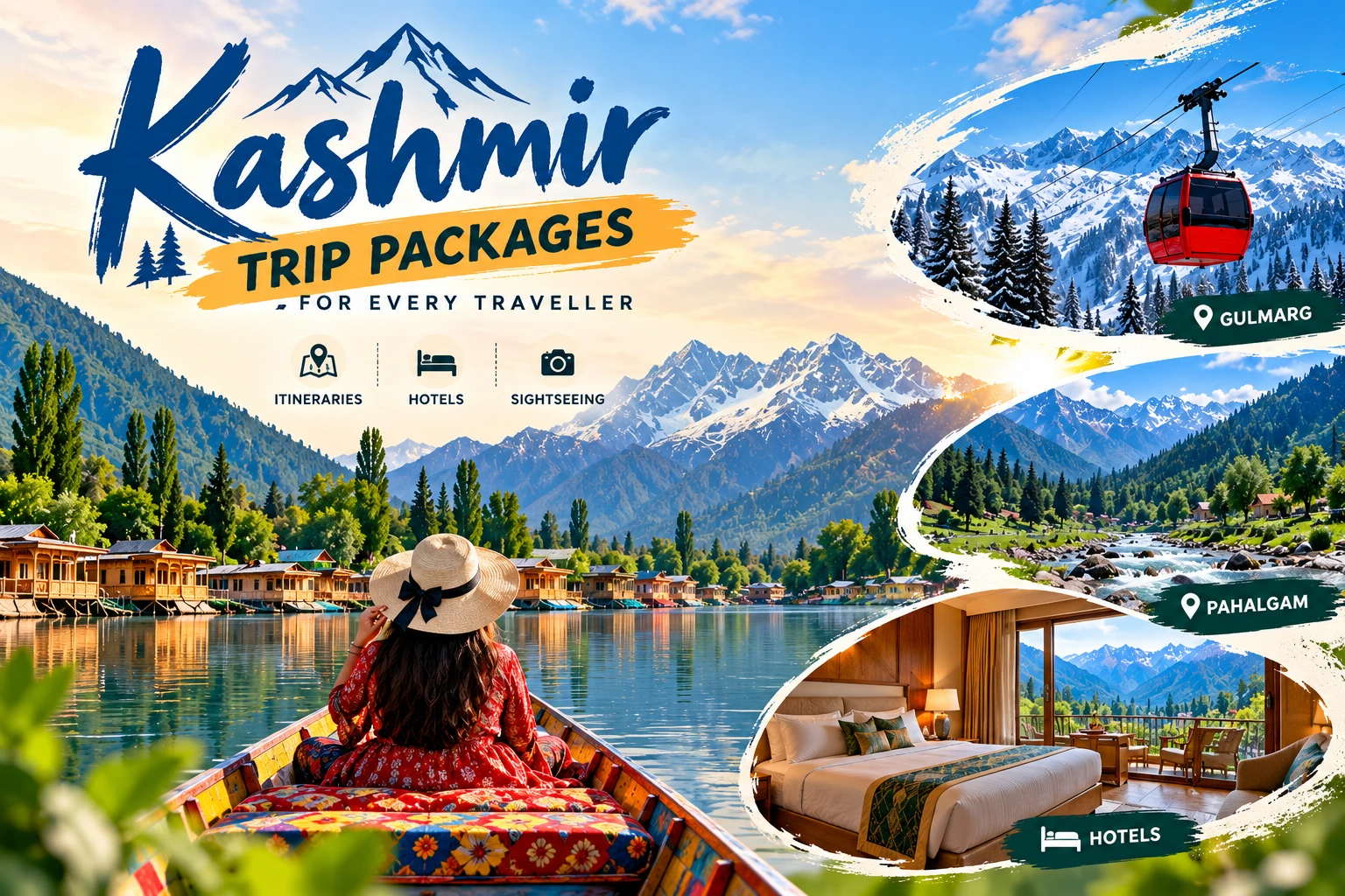 Kashmir Trip Packages for Every Traveller: Itineraries, Hotels and Sightseeing